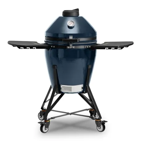 Barbecue kamado a carbone in ceramica, Blu Navy Media Evo - Kamado Bono