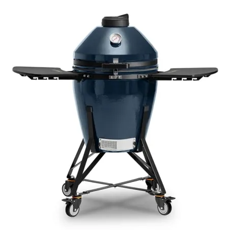 Barbecue kamado a carbone in ceramica, Blu Navy Media Evo - Kamado Bono