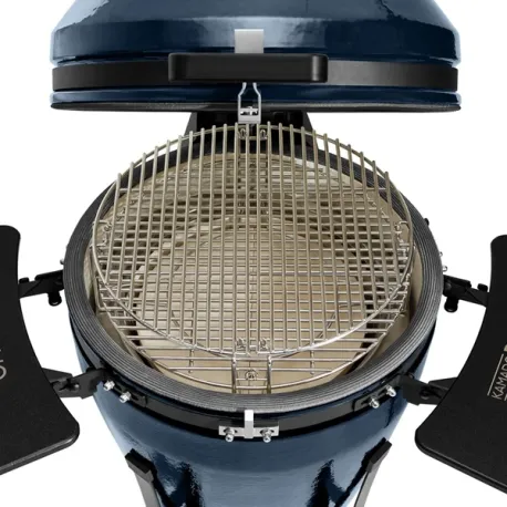 Barbecue kamado a carbone in ceramica, Blu Navy Media Evo - Kamado Bono