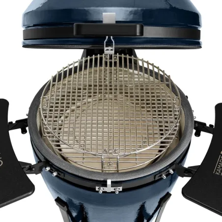 Barbecue kamado a carbone in ceramica, Blu Navy Media Evo - Kamado Bono