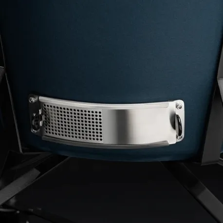 Barbecue kamado a carbone in ceramica, Blu Navy Matte Media Evo - Kamado Bono