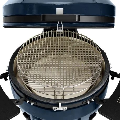 Barbecue kamado a carbone in ceramica, Blu Navy Grande Evo - Kamado Bono