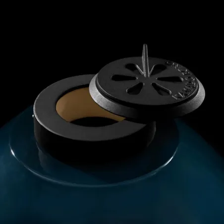 Barbecue kamado a carbone in ceramica, Blu Navy Grande Evo - Kamado Bono