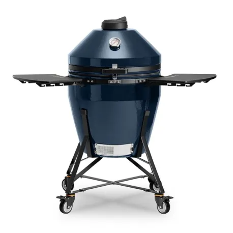 Barbecue kamado a carbone in ceramica, Blu Navy Grande Evo - Kamado Bono