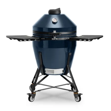 Barbecue kamado a carbone in ceramica, Blu Navy Grande Evo - Kamado Bono