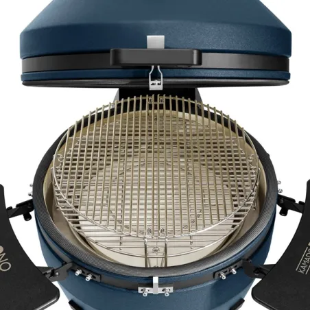 Barbecue kamado a carbone in ceramica, Blu Navy Matte Grande Evo - Kamado Bono