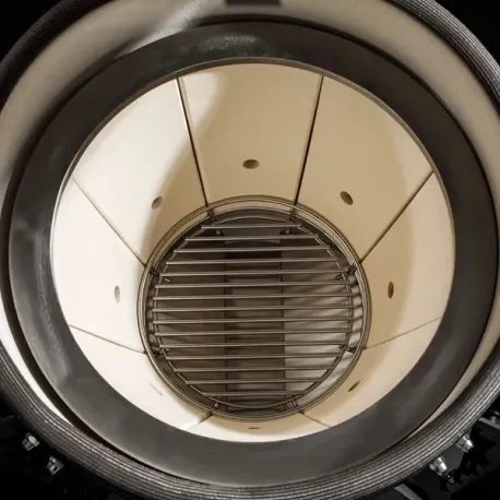 Barbecue kamado a carbone in ceramica, Verde Zalgiris Evo - Kamado Bono