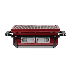 Barbecue a carbone in ceramica rettangolare, Red Royal Hibachi Evo - Kamado Bono