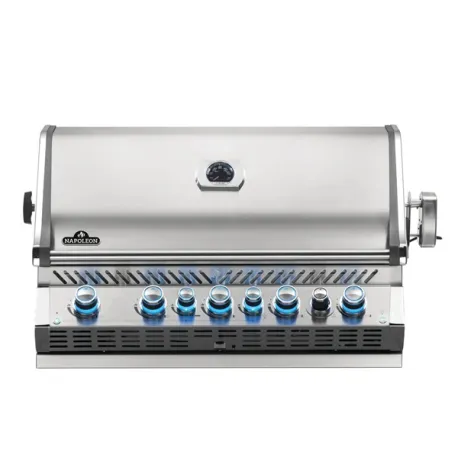 Barbecue a gas da incasso con girarrosto incluso, Prestige PRO 665 RB - BIPRO665RBPSS-3-CE in acciaio inox - Napoleon