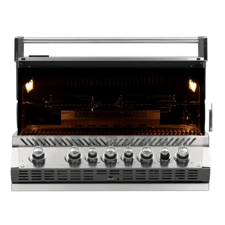 Barbecue a gas da incasso con girarrosto incluso, Prestige PRO 665 RB - BIPRO665RBPSS-3-CE in acciaio inox - Napoleon