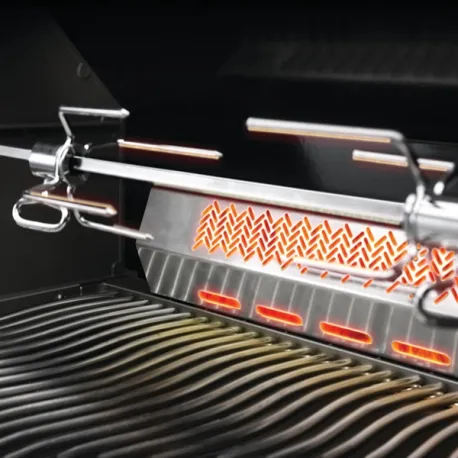 Barbecue a gas da incasso con girarrosto incluso, Prestige PRO 665 RB - BIPRO665RBPSS-3-CE in acciaio inox - Napoleon