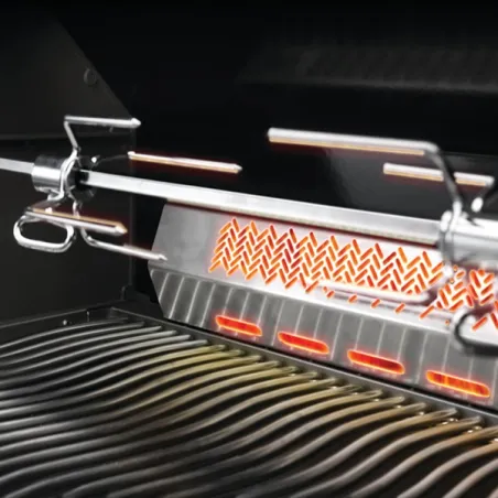 Barbecue a gas da incasso con girarrosto incluso, Prestige PRO 665 RB - BIPRO665RBPSS-3-CE in acciaio inox - Napoleon