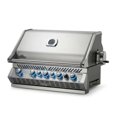 Barbecue a gas da incasso con girarrosto incluso, Prestige PRO 665 RB - BIPRO665RBPSS-3-CE in acciaio inox - Napoleon