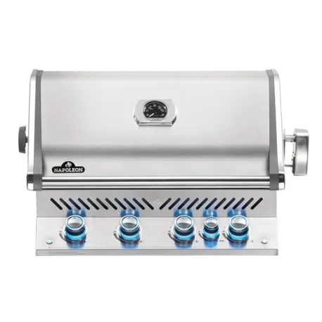 Barbecue a gas da incasso con girarrosto incluso, Prestige PRO 500 RB - BIPRO500RBPSS-3-CE in acciaio inox - Napoleon