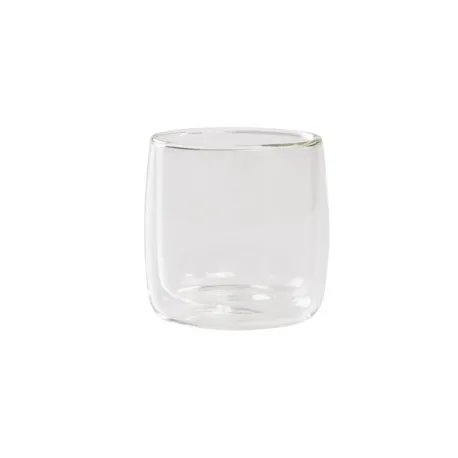 No Bilia Doppia Camera, Tumbler trasparente/trasparente - Zafferano