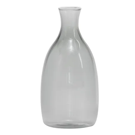 Un Fiore, Vaso grigio - Zafferano