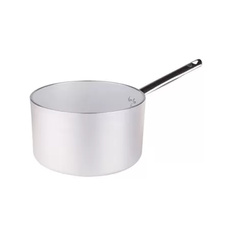Casseruola alta in alluminio un manico inox cm. 18 - Agnelli