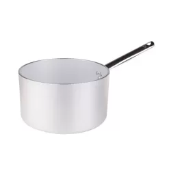 Casseruola alta in alluminio un manico inox cm. 20 - Agnelli