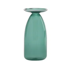 Un Fiore, Vaso verde lago - Zafferano