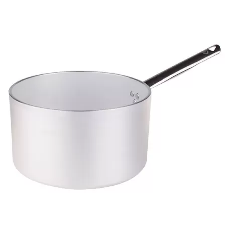 Casseruola alta in alluminio un manico inox cm. 32 - Agnelli
