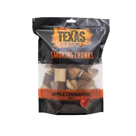 Chunks per affumicatura di legno di alberi di melo e cannella Kg.1 - Texas Club