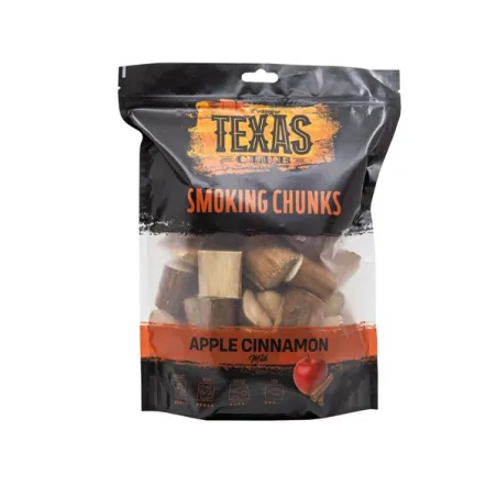 Chunks per affumicatura di legno di alberi di melo e cannella Kg.1 - Texas Club