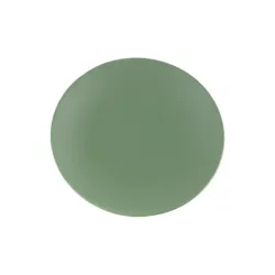 Levante, Piatto dessert verde oliva in porcellana - Zafferano