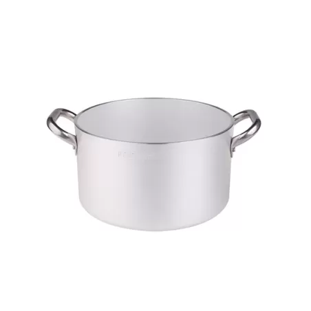 Casseruola alta in alluminio con maniglie inox cm. 20 - Agnelli