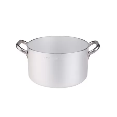 Casseruola alta in alluminio con maniglie inox cm. 24 - Agnelli