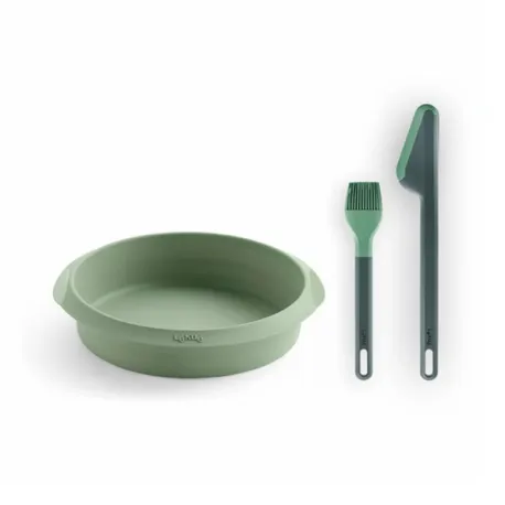 Stampo in silicone per friggitrice d'aria calda Cm.20 con pinze e pennello - Lékué