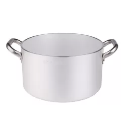 Casseruola alta in alluminio con maniglie inox cm. 50 - Agnelli