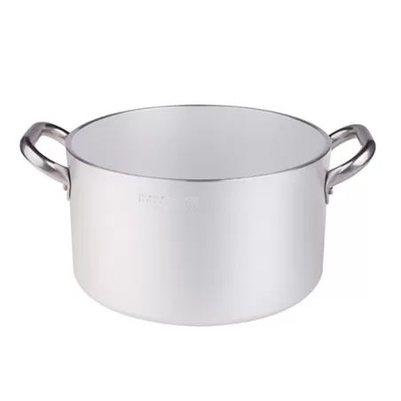 Casseruola alta in alluminio con maniglie inox cm. 50 - Agnelli