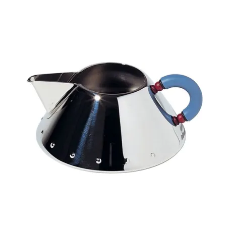 Cremiera. Cremiera in acciaio inossidabile 18/10 lucido con manico in PA, azzurro - Alessi