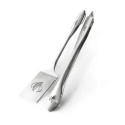 Set di strumenti in 2 pezzi - Spatola extra lunga e pinze in acciao inox - Napoleon