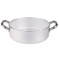 Casseruola bassa in alluminio con maniglie inox cm. 60 - Agnelli