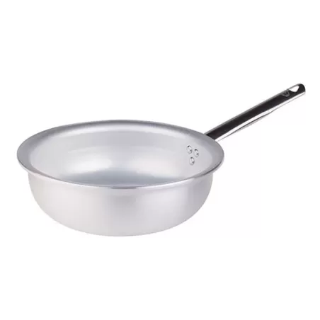 Padella per mantecare in alluminio un manico inox cm. 32 - Agnelli