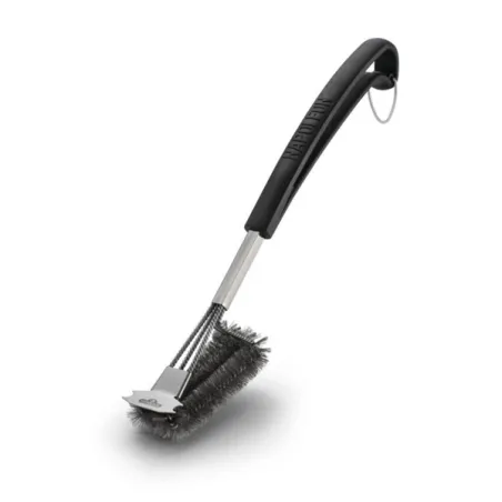 Spazzola per la pulizia della griglia con tre file in acciaio - Napoleon