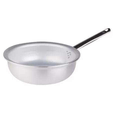 Padella per mantecare in alluminio un manico inox cm. 36 - Agnelli
