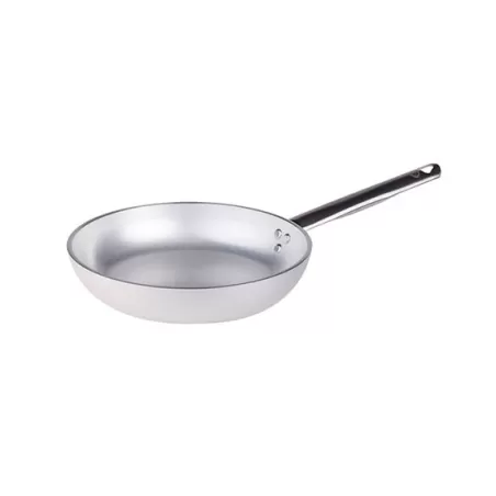 Padella bassa in alluminio un manico inox cm. 24 - Agnelli