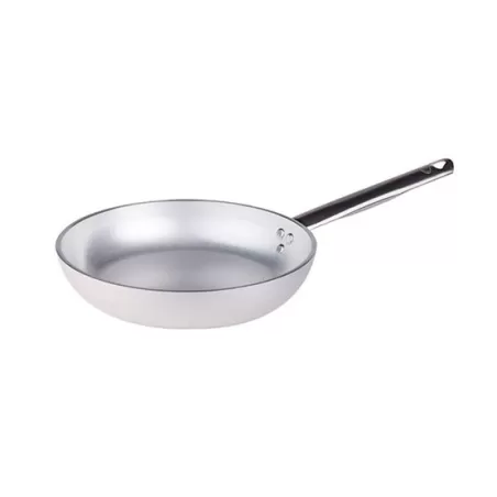 Padella bassa in alluminio un manico inox cm. 28 - Agnelli