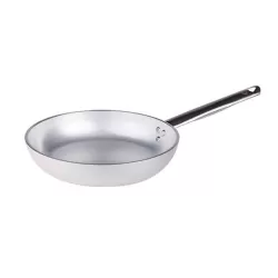 Padella bassa in alluminio un manico inox cm. 32 - Agnelli