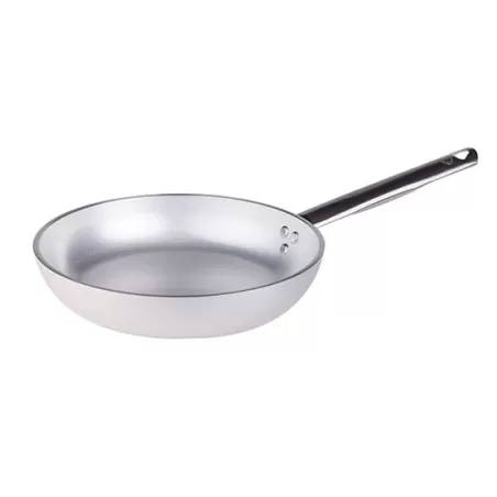Padella bassa in alluminio un manico inox cm. 36 - Agnelli