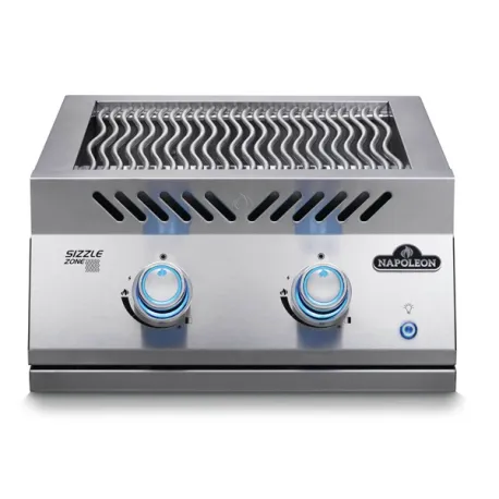 Bruciatore doppio a infrarossi serie 700 da incasso in acciaio inox - Napoleon