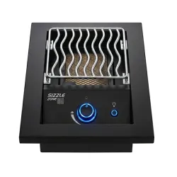 Bruciatore singolo a infrarossi serie 700 da incasso nero opaco - Napoleon