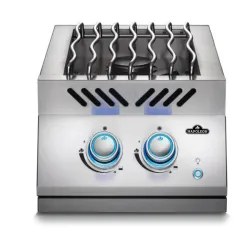 Bruciatore superiore a doppia gamma in linea serie 700 da incasso in acciaio inox - Napoleon