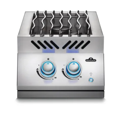 Bruciatore superiore a doppia gamma in linea serie 700 da incasso in acciaio inox - Napoleon