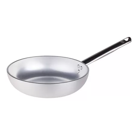 Padella alta in alluminio un manico inox cm. 40 - Agnelli