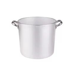 Pentola alta in alluminio con maniglie inox cm. 20 - Agnelli