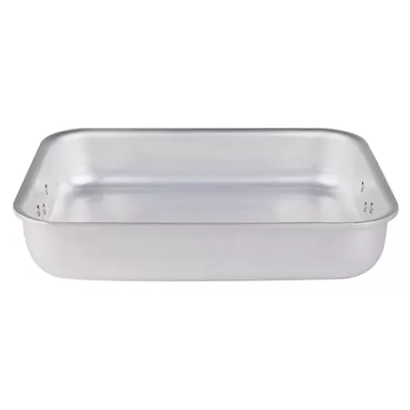 Rostiera rettangolare in alluminio con maniglie snodate cm. 60x40 - Agnelli