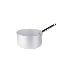 Casseruola alta in alluminio un manico inox cm. 14 - Agnelli